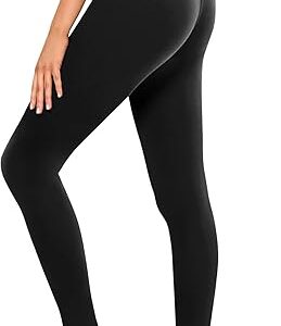 GAYHAY High Waisted Leggings for Women - Soft Opaque Slim Tummy Control Printed Pants for Running Cycling Yoga